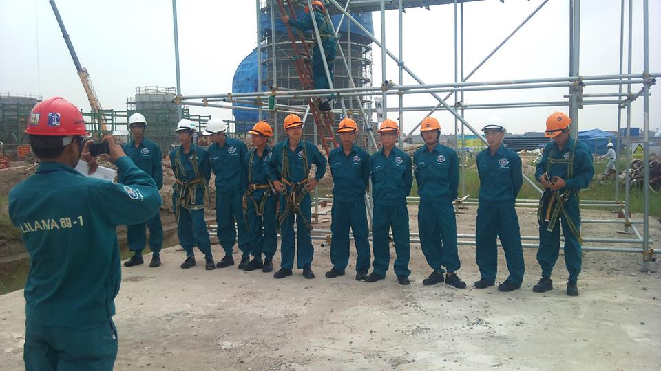 Quy trình học an toàn lao động dự án nhà máy sản x