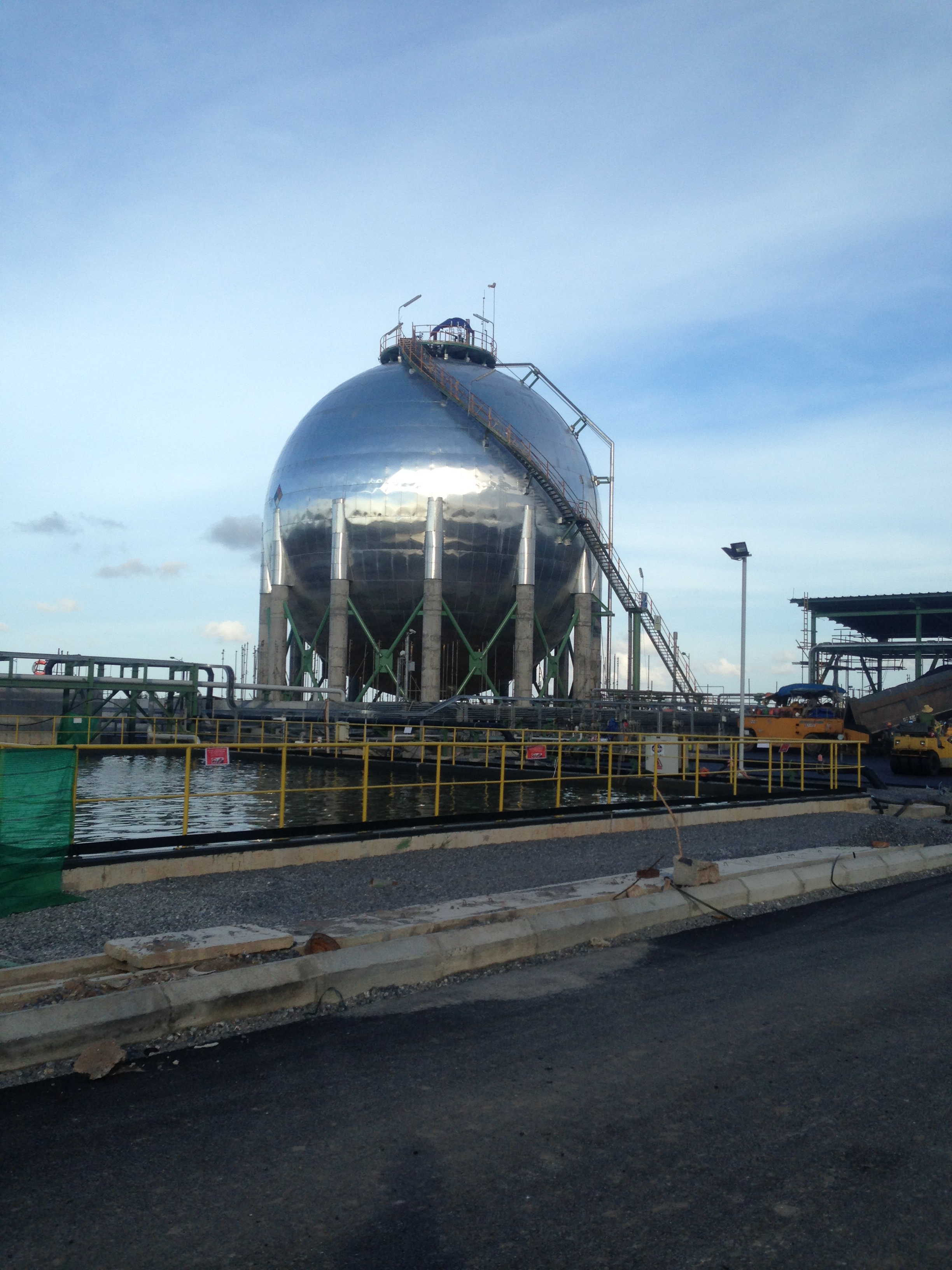 Bồn chứa NH3 hoàn thiện